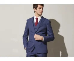 Chaqueta de traje hombre Azul moteado Lazare-Bexley Clearance