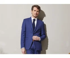 Chaqueta de traje hombre Azul franco Lazare-Bexley Clearance