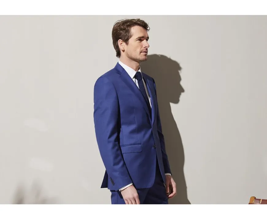Chaqueta de traje hombre Azul franco Lazare-Bexley Clearance