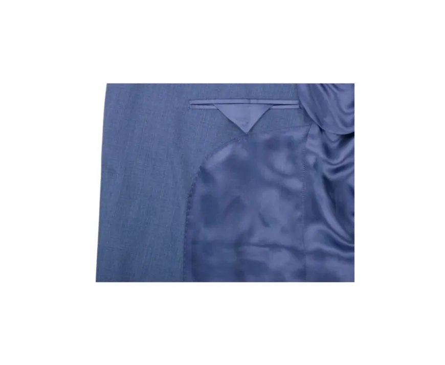 Chaqueta de traje hombre Azul claro moteado Chaqueta Lazare-Bexley Online