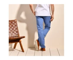 Chino de hombre Azul medio II Kyrk-Bexley Cheap