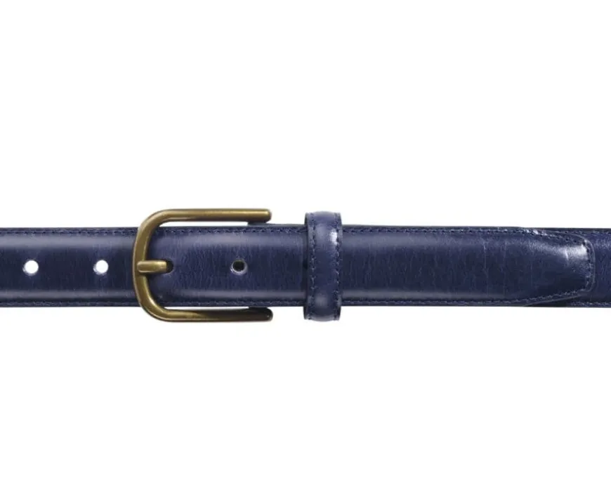 Cinturón de cuero hombre Navy patinado Southgate-Bexley Sale