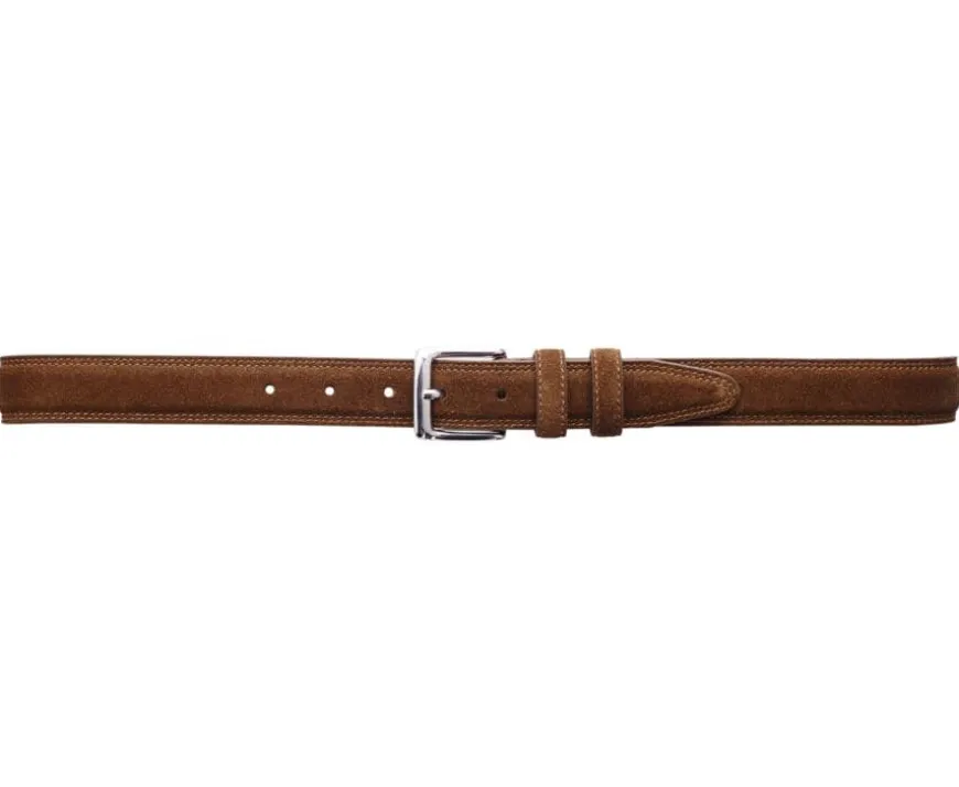 Cinturón de hombre en Terciopelo Habana Brixton Silver-Bexley Best Sale