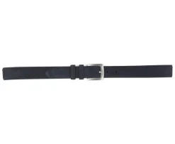 Cinturón de lujo para hombre de terciopelo Azul marino Westgate Silver-Bexley Best
