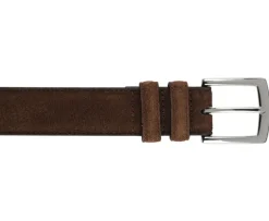 Cinturón de lujo para hombre terciopelo Habana Westgate Silver-Bexley Sale