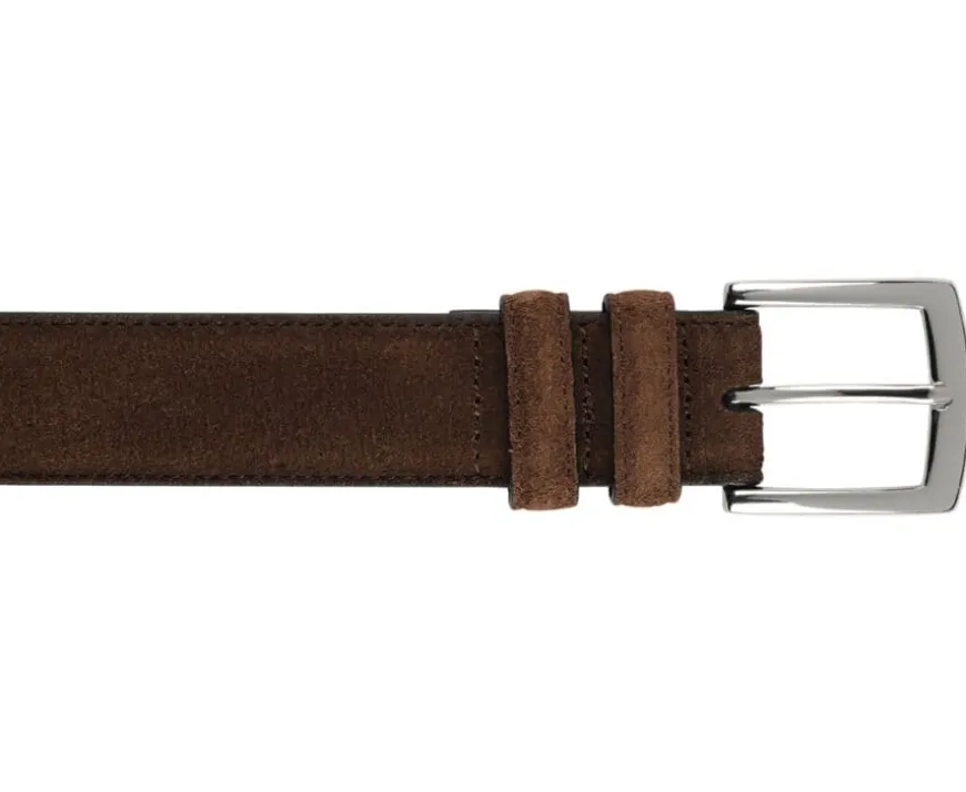 Cinturón de lujo para hombre terciopelo Habana Westgate Silver-Bexley Sale