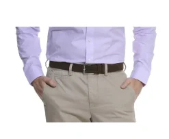 Cinturón de lujo para hombre terciopelo Habana Westgate Silver-Bexley Sale