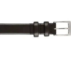 Cinturón de traje de hombre castaño Ramsgate Silver-Bexley Outlet