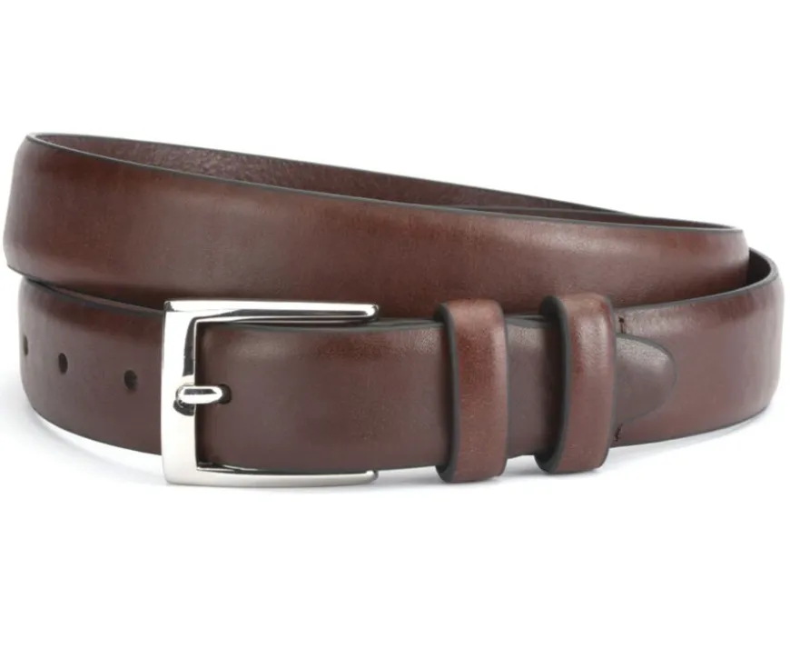 Cinturón de traje de hombre patinado Marrón patinado Ramsgate Silver-Bexley Cheap