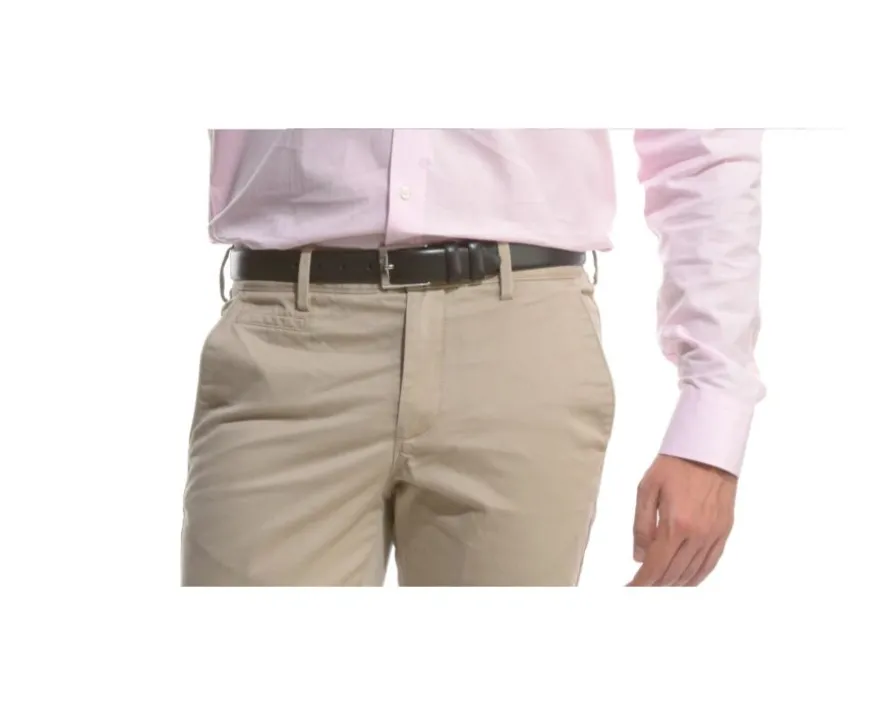 Cinturón de traje negro para hombre Ramsgate Silver-Bexley Clearance