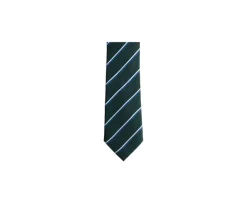 Corbata de hombre de seda verde azul y crudo-Bexley Flash Sale