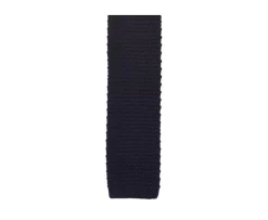 Corbata de punto para hombre Azul marino-Bexley Online