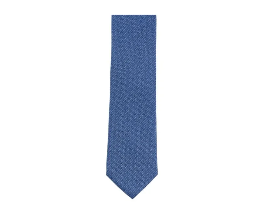 Corbata de seda para hombre Azul Océano-Bexley Best