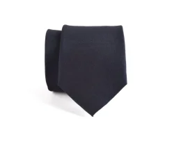Corbata de seda unida Azul marino para hombre-Bexley Best