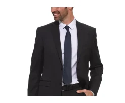 Corbata hombre de seda Azul marino micropuntos Azul rey-Bexley Cheap