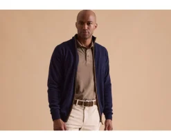 Cárdigan de lana Navy para hombre Kanther-Bexley Cheap