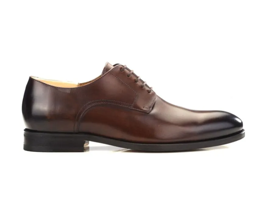 Derby de cuero Chocolate patinado Penford-Bexley Store