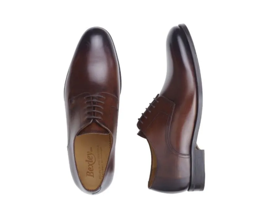 Derby de cuero Chocolate patinado Penford-Bexley Store