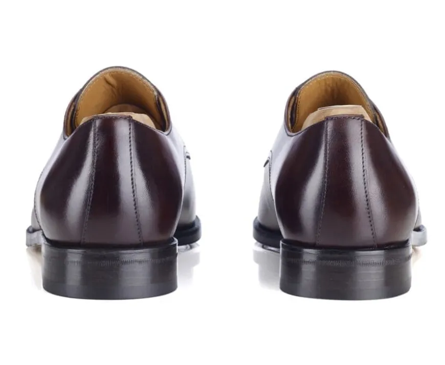 Derby de cuero Chocolate patinado Penford-Bexley Store