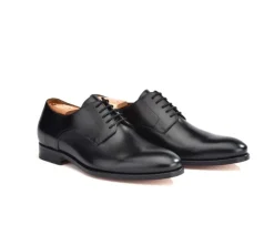 Derby de cuero Negro para hombre Penford-Bexley Best