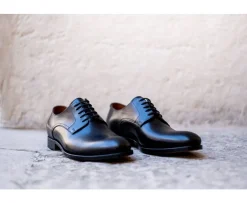 Derby de cuero Negro para hombre Penford-Bexley Best