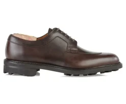 Derby para hombre Chocolate con suela de caucho Kent Gomme Country-Bexley Outlet