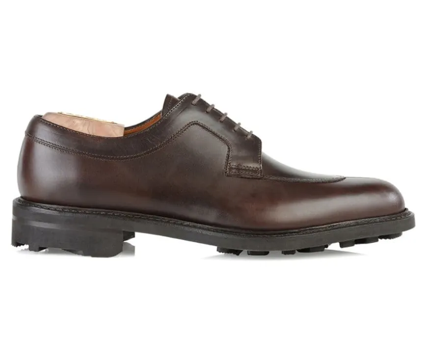 Derby para hombre Chocolate con suela de caucho Kent Gomme Country-Bexley Outlet