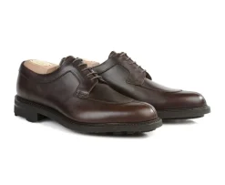 Derby para hombre Chocolate con suela de caucho Kent Gomme Country-Bexley Outlet