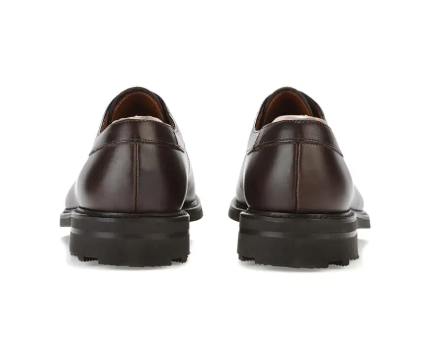 Derby para hombre Chocolate con suela de caucho Kent Gomme Country-Bexley Outlet