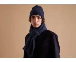 Gorro de lana para hombre Azul marino Benneth-Bexley Clearance