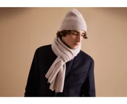 Gorro de lana para hombre Beis Claro Benneth-Bexley Cheap