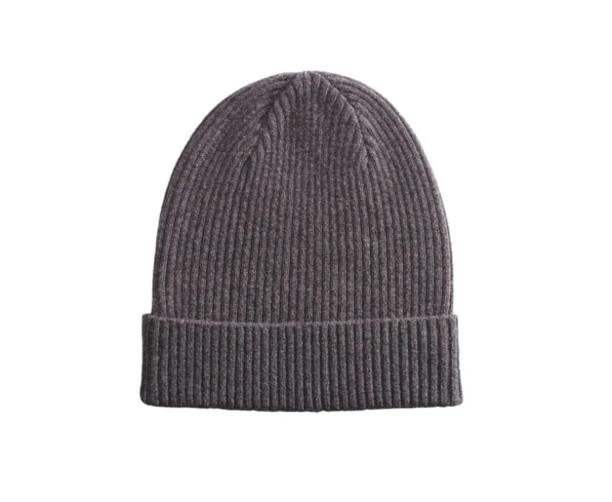 Gorro de lana para hombre Chocolate moteado Benneth-Bexley Flash Sale