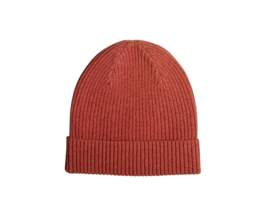 Gorro de lana para hombre Rojo ámbar Benneth-Bexley Best Sale