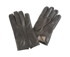Guantes de hombre en piel de cordero Chocolate-Bexley Fashion