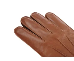 Guantes de piel de cordero Coñac para hombre-Bexley New