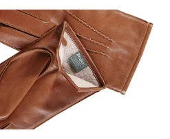 Guantes de piel de cordero Coñac para hombre-Bexley New