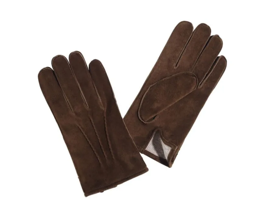 Guantes de piel de cordero Terciopelo Habana para hombre-Bexley Cheap