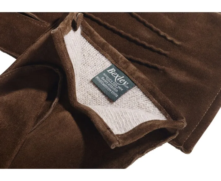 Guantes de piel de cordero Terciopelo Habana para hombre-Bexley Cheap