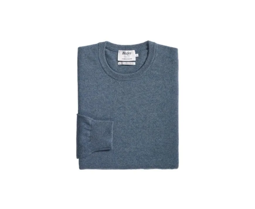 Jersey de lana con cuello redondo Verde Moteado Conan-Bexley Hot