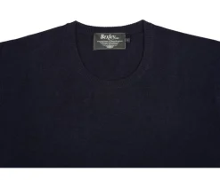 Jersey de lana de cuello redondo para hombre Navy Conan-Bexley New
