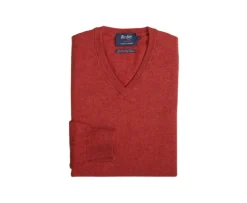 Jersey de lana para hombre con cuello en V Fuego moteado Elian-Bexley Sale