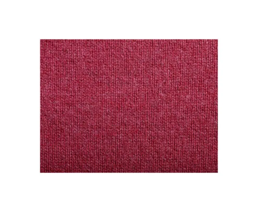 Jersey de lana para hombre con cuello cremallera Rojo y azul oscuro jaspeado Keyden-Bexley Sale