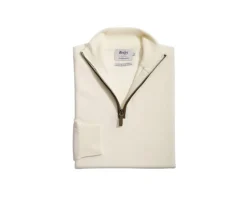 Jersey de lana para hombre con cuello cremallera Crudo Keithy-Bexley Flash Sale