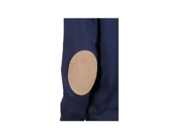 Jersey fino con cuello V algodón pima/cachemira para hombre Azul marino Vadim-Bexley Best Sale