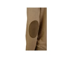 Jersey fino de algodón pima/cachemira para hombre con cuello en V Topo moteado Vadim-Bexley Fashion