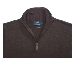 Jersey fino de hombre - Algodón/cachemira - Chocoate oscuro Vlad-Bexley Hot