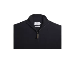 Jersey fino de hombre - Algodón orgánico/cachemira - Negro Vlad-Bexley Flash Sale