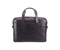 Maletín de cuero Chocolate oscuro para hombre Harwinton-Bexley Cheap