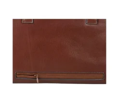 Maletín de cuero Coñac para hombre Harwinton-Bexley Sale