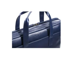 Maletín de cuero Navy para hombre Harwinton-Bexley Fashion